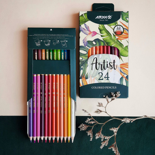 مدادرنگی 24 رنگ آریا آرتیست - نوشت افزار اکباتان